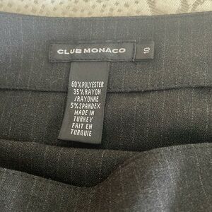 Club Monaco pinstriped pencil skirt